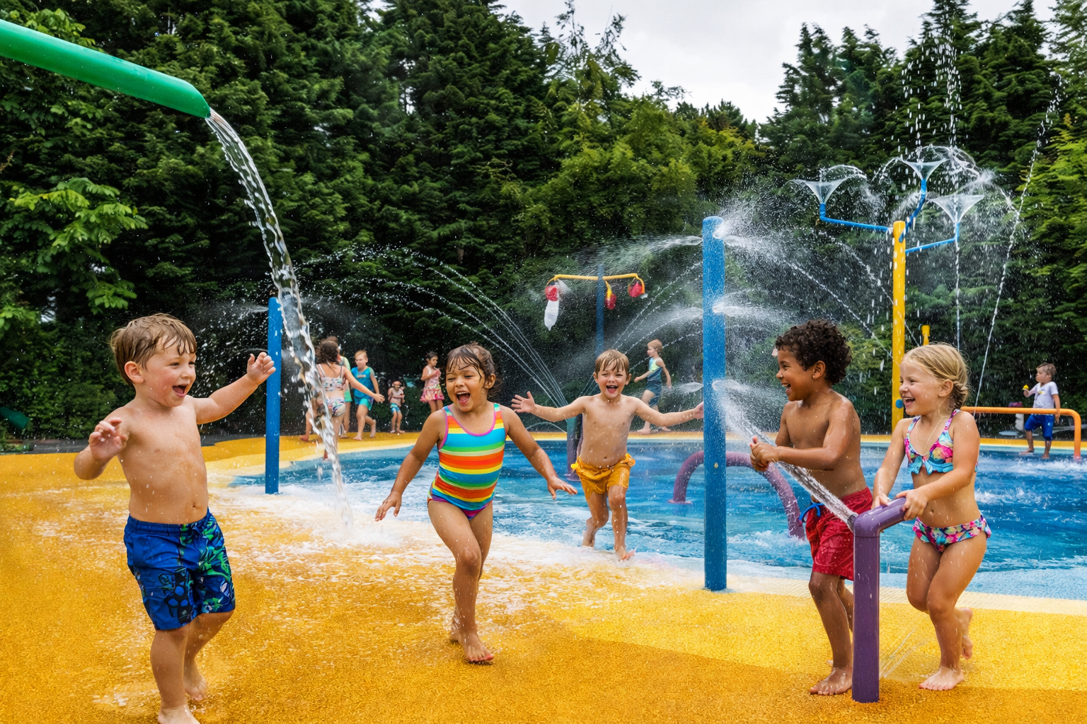 Pool Decks and Splash Zones