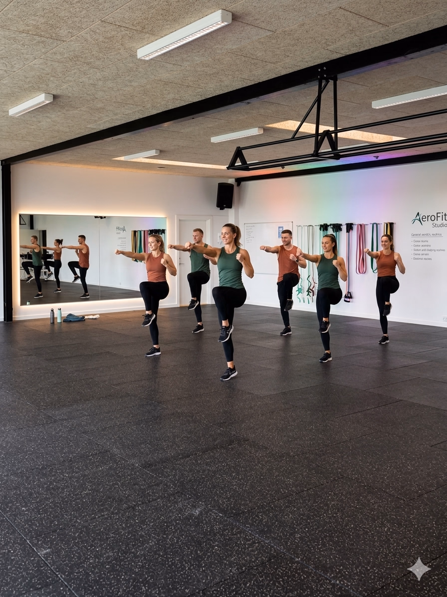 Fitness and aerobics studios
