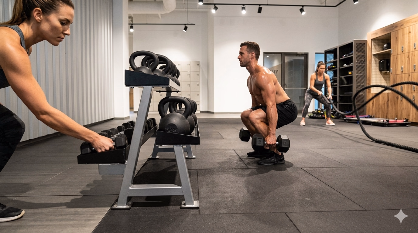 Light free weight zones