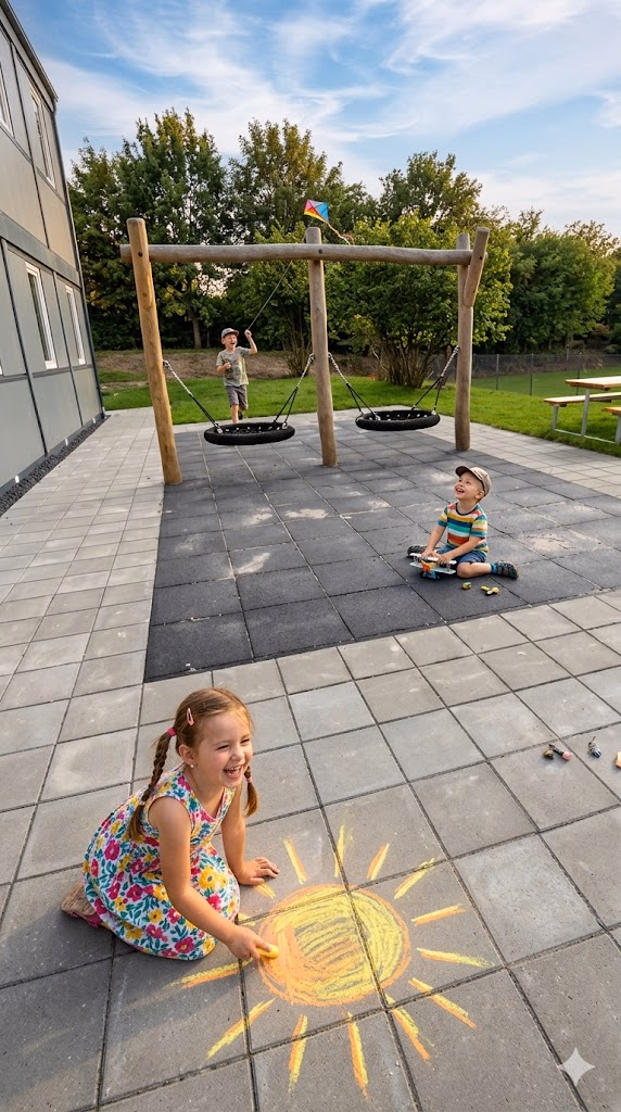 Outdoor pathway flooring
