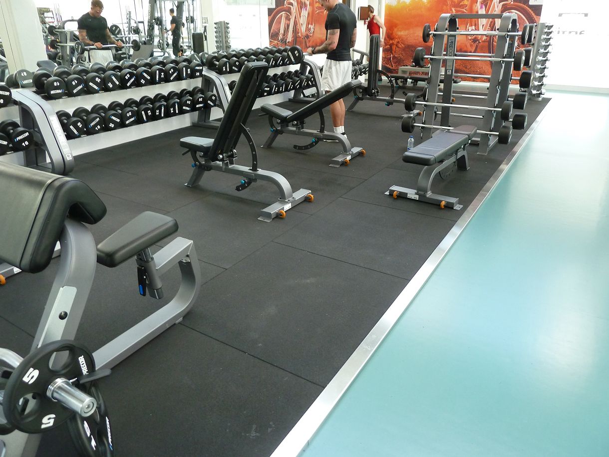 ErgoTile Quad Rubber Tile – Type K: The Technical Choice for High-Impact Flooring