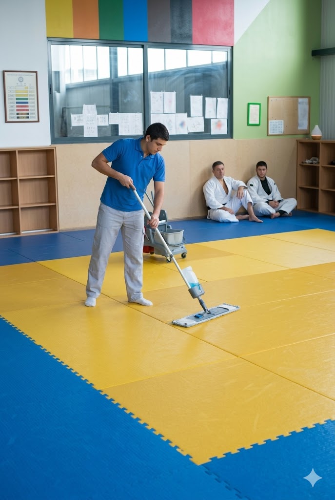 Easy maintenance for hygienic training spaces