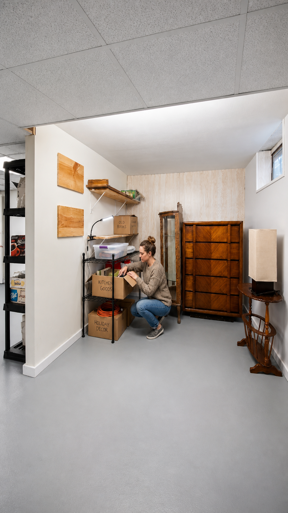 Storage and utility rooms