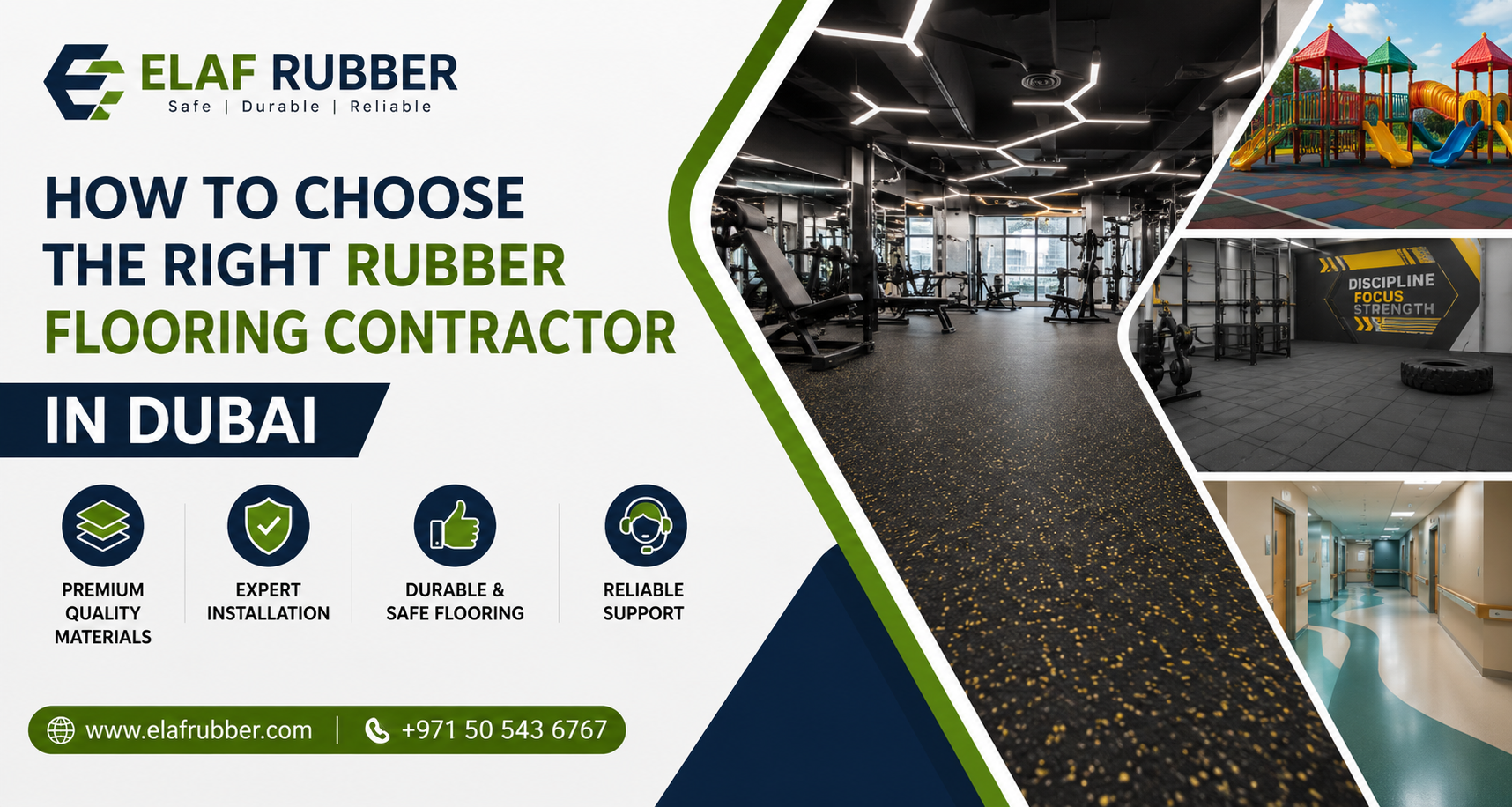 How to Choose the Right Rubber Flooring Contractor in Dubai